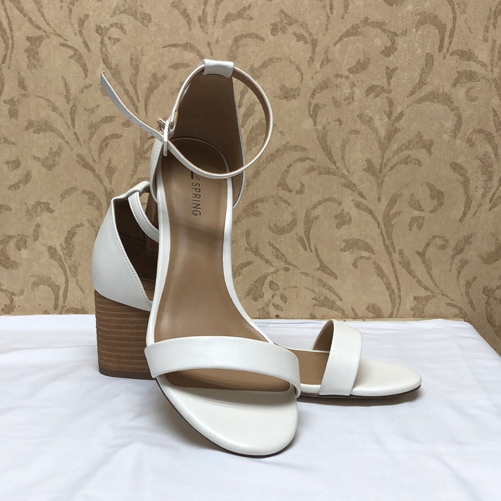 Call It Spring White Sandals